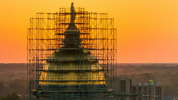 The Golden Dome at the Golden Hour
